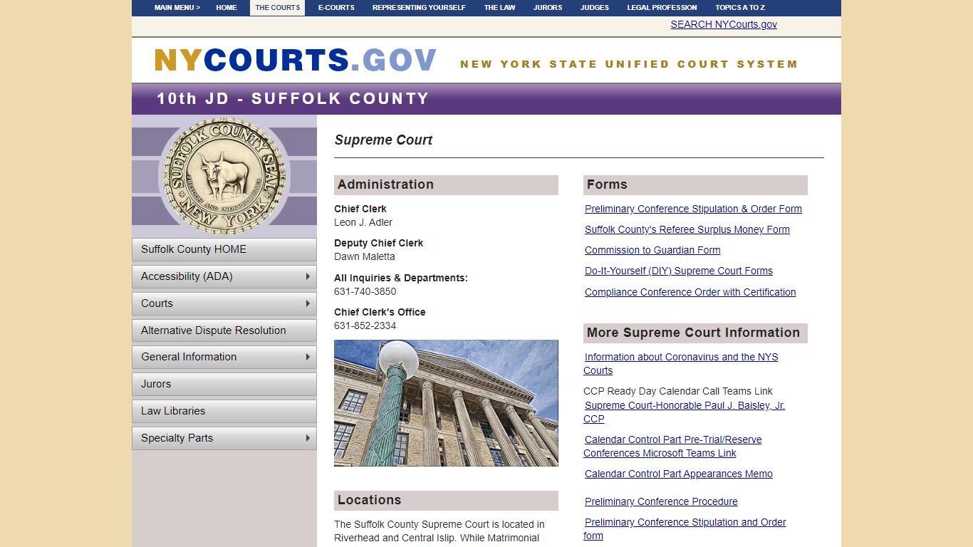 Supreme Court | NYCOURTS.GOV - Judiciary of New York